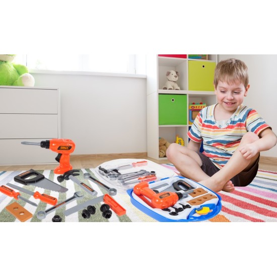 Mänguasjade meistrikomplekt kohvris "Crazy helper"