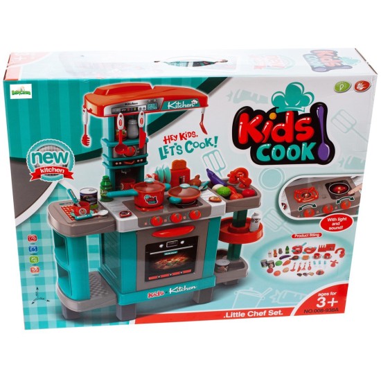 Laste köök ahju ja tarvikutega KIDS COOK