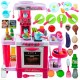Laste köök ahju ja tarvikutega KIDS COOK rose
