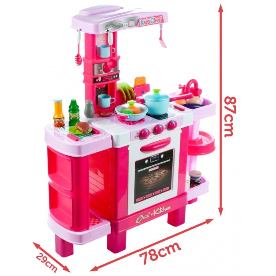 Laste köök ahju ja tarvikutega KIDS COOK rose