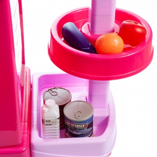 Laste köök ahju ja tarvikutega KIDS COOK rose