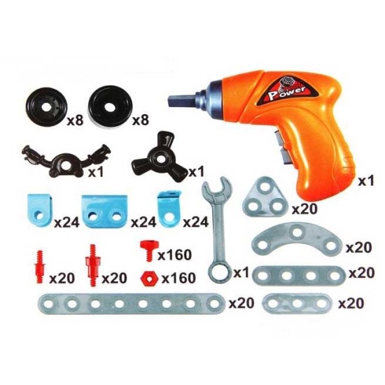 Konstruktor koos spinneriga 550 osa