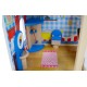 Suur nukumaja mööbli, nukkude ja LED valgustusega 90 cm.