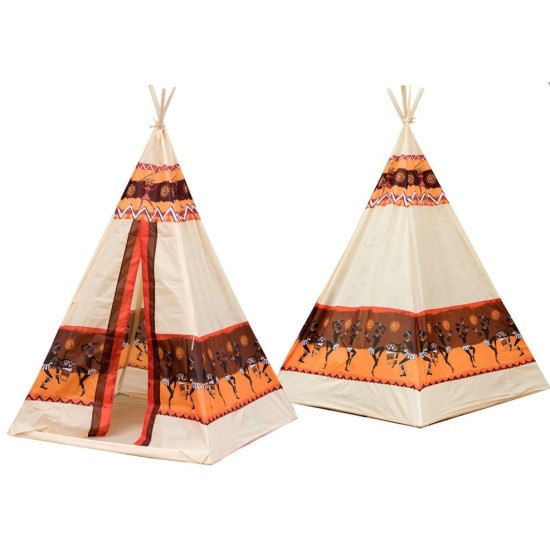 Mängutelk "Tipi" 60 värvilise palliga