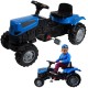 Laste pedaaliga traktor XXL, sinine