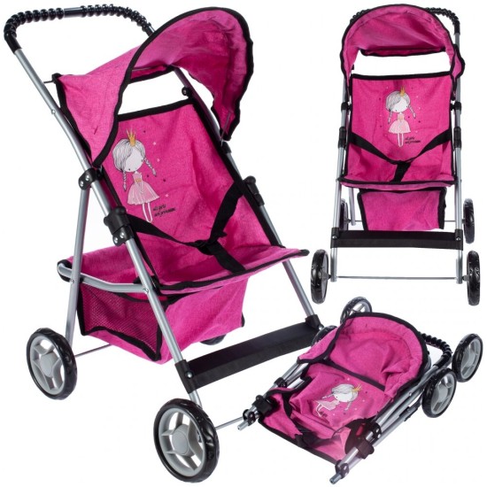 Nukukäru-vihmavari HOT PINK 54,5cm.