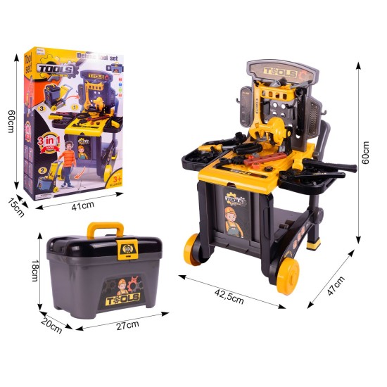 Laste tööpink - kohver TOOLS