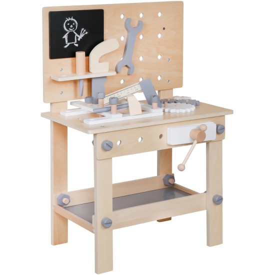Mänguasjade käsitööliste tööriistade komplekt, Workbench With Tools